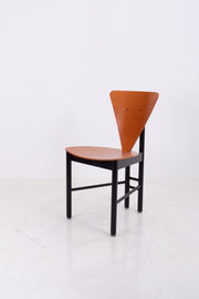 Four Bent Plywood Post Modern Dining Chairs