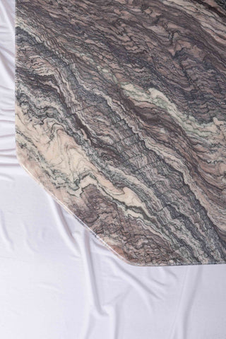 Close up image of vintage marble table edge