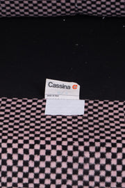 Maralunga Sofa by Magistretti for Cassina - Pink/black Check