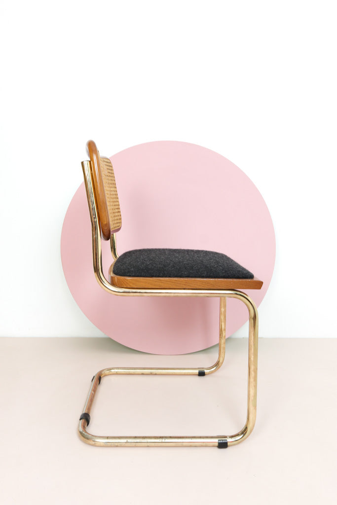 Gold discount cesca chair