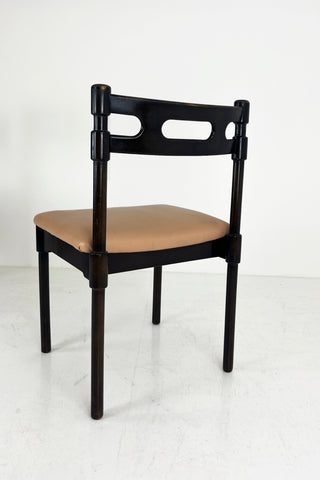 Four Brutalist Style Dining Chairs