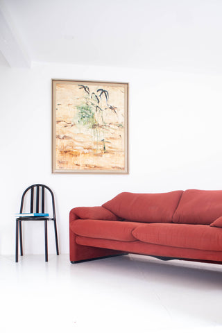 Rare 190cm Maralunga Sofa by Vico Magistretti for Cassina