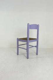 Vintage Italian Chair in Lilac and String