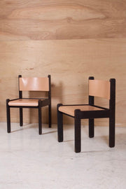 Tobia Scarpa Dining Chairs x 6