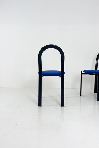 Blue Dot Stacking Chairs by Samo