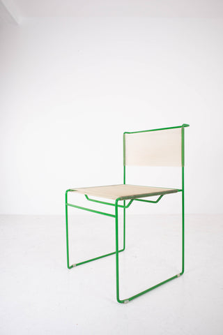 Green Spaghetti Chairs by Belotti for Fly Line