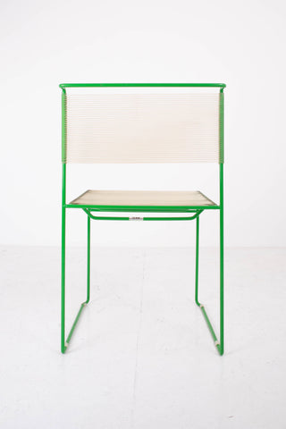 Green Spaghetti Chairs by Belotti for Fly Line