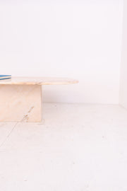 Oval Marble Coffee Table - Pink