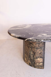 Marble Coffee Table - Green/White/Oat