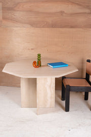 Travertine Marble Dining Table