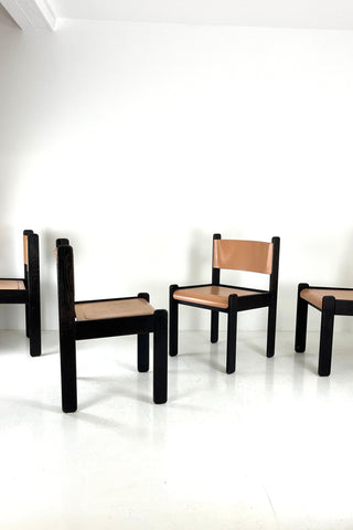 Tobia Scarpa Dining Chairs x 6