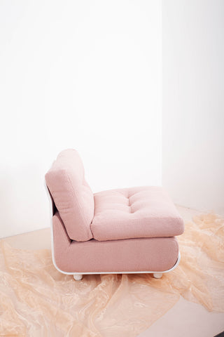 curvy chair pink vintage