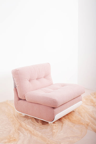 pink lounge chair vintage UK