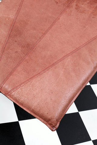 Original brown leather Skye Chair by Ikea