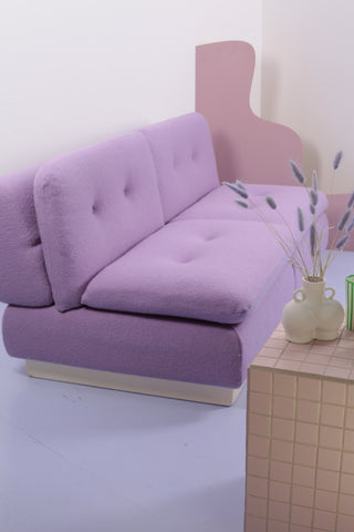 Saporiti Modular Sofa in Lilac