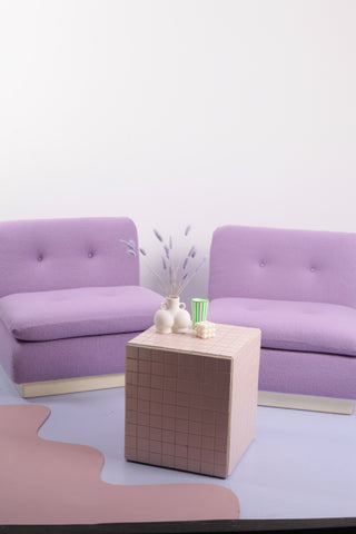 Saporiti Modular Sofa in Lilac