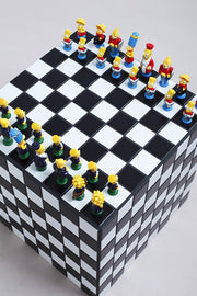 Chessboard side table UK
