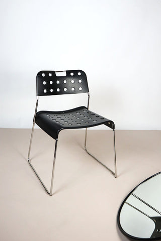Black OMKSTAK chairs