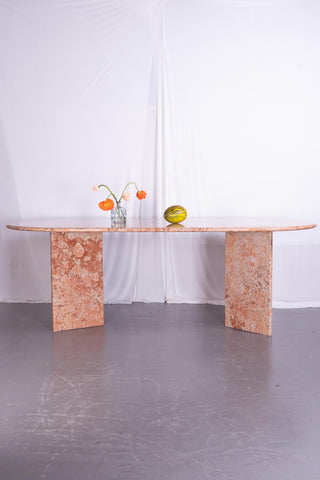 large oval marble table 