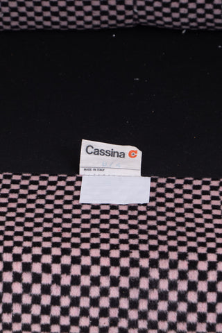 Maralunga Sofa by Magistretti for Cassina - Pink/black Check