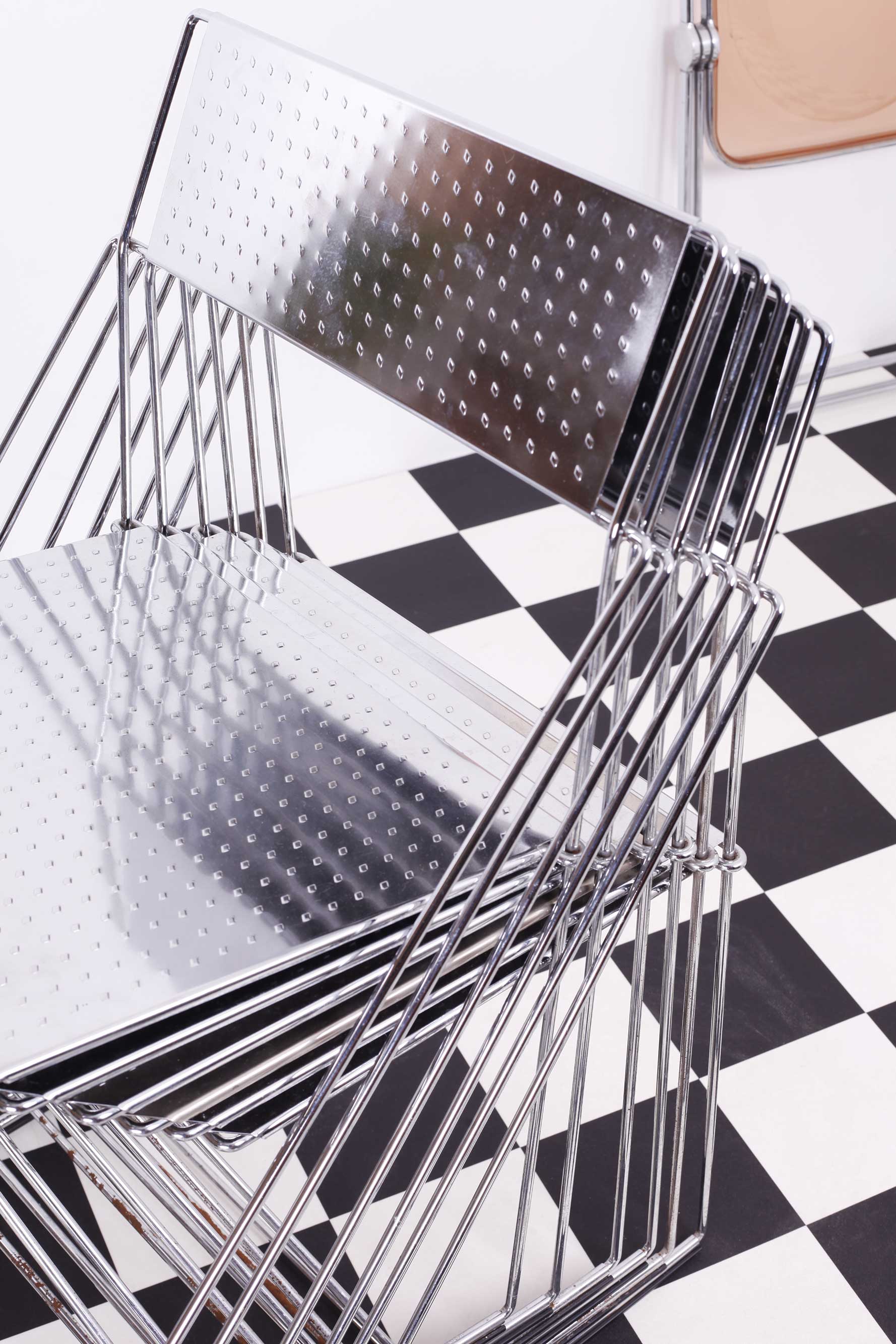 80's Nuova X-Line Chairs by Niels Jørgen Haugesen for Magis | ebtd