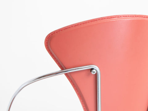 Retro pink postmodern chair
