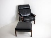 MCM leather armchair