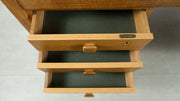 Leather lined desk drawers