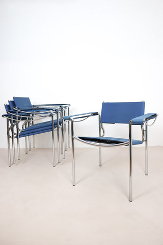 Stackable chairs by Alias of Italy 
