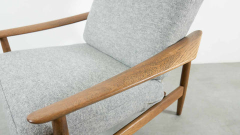 Solid teak Danish Modern chair
