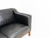 Leather Scandinavian sofa 