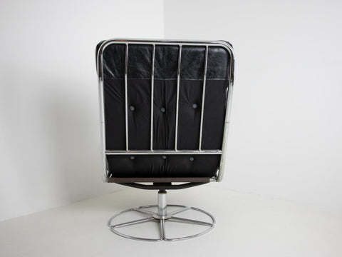 Mid century swivel chair