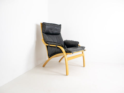 Leather Danish chair