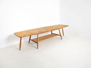 Vintage mid century modern extending Ercol coffee table