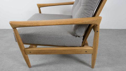 MCM oak armchair