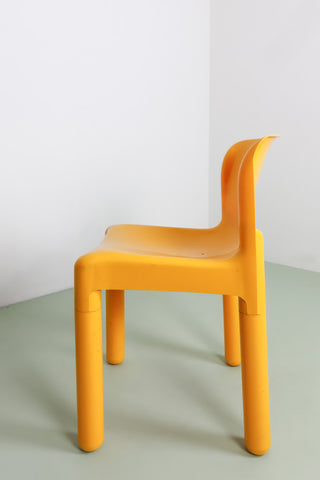 Yellow vintage Kartell chair London