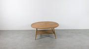 Ercol coffee table with shelf