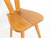 Mid century modern pine chair