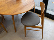 Scandi style oak dining chairs