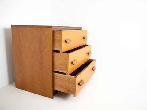 Retro teak chest of drawers