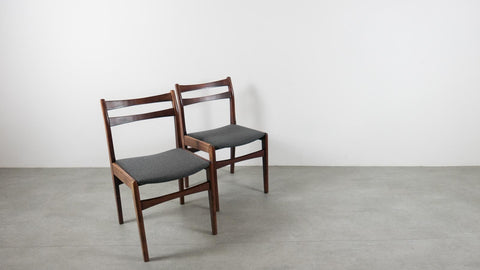 Mid-century rosewood dining chairs