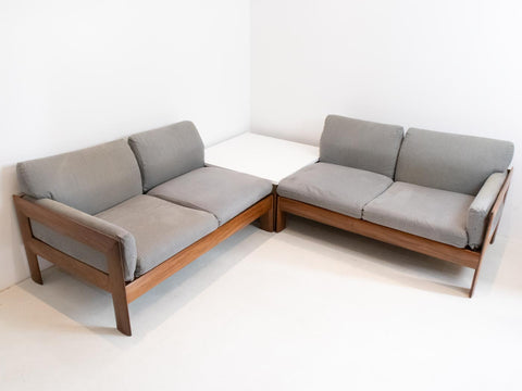 Vintage mid century modern corner sofa