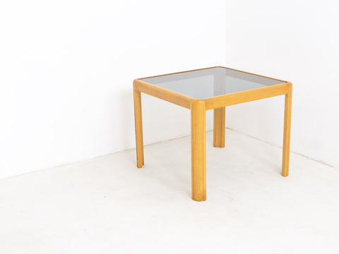 Mid century modern glass side table
