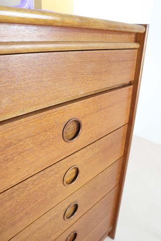 vintage teak chest of drawers London