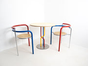 Postmodern table and chairs