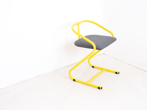 Tubular Steel Postmodern Desk Chair