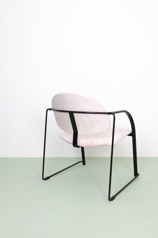 Pink and black retro office furniture 
