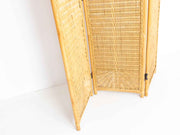 mid century modern bamboo room divider