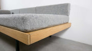 close up of day bed