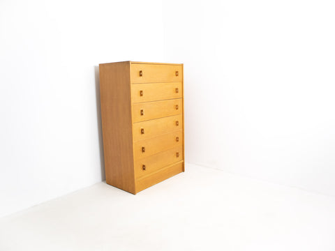 mid century modern tallboy chest of drawers